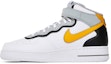 Lookbook Nike Air Force 1 Mid 'Athletic Club Putih Kuning' DH7451-101