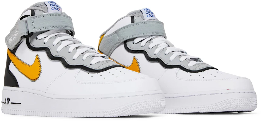 Nike Air Force 1 Mid 'Athletic Club White Yellow' DH7451-101 Cheap Nike Air Force 1 Mid 'Athletic Club White Yellow' DH7451-101