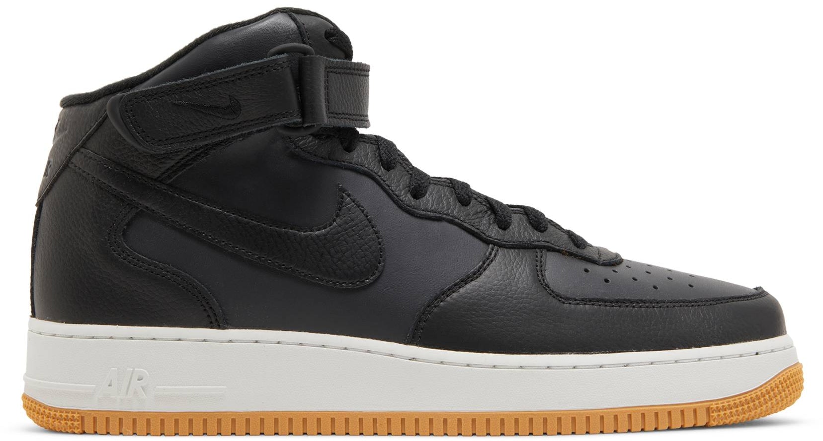 Air force 1 mid 2025 black gum