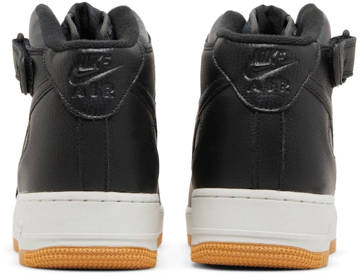 Nike Air Force 1 Mid 'Black Gum' Pria Wanita Sneakers Hitam Coklat DV7585-001 Details for Nike Air Force 1 Mid 'Black Gum' Pria Wanita Sneakers Hitam Coklat DV7585-001