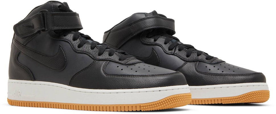 Nike Air Force 1 Mid 'Black Gum' Pria Wanita Sneakers Hitam Coklat DV7585-001 Cheap Nike Air Force 1 Mid 'Black Gum' Pria Wanita Sneakers Hitam Coklat DV7585-001