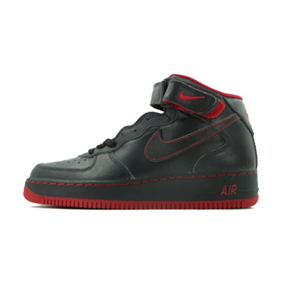 Nike Air Force 1 Mid 'Black Red'