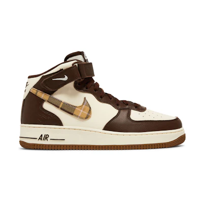 Nike Air Force 1 Mid 'Brown Plaid'