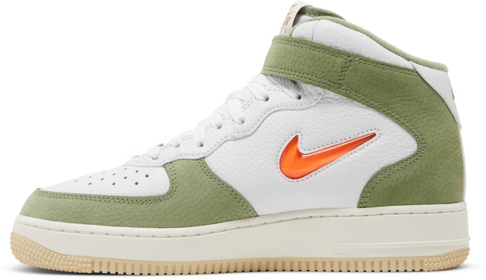 Nike Air Force 1 Mid 'Olive Orange' DQ3505-100 Lookbook Nike Air Force 1 Mid 'Olive Orange' DQ3505-100