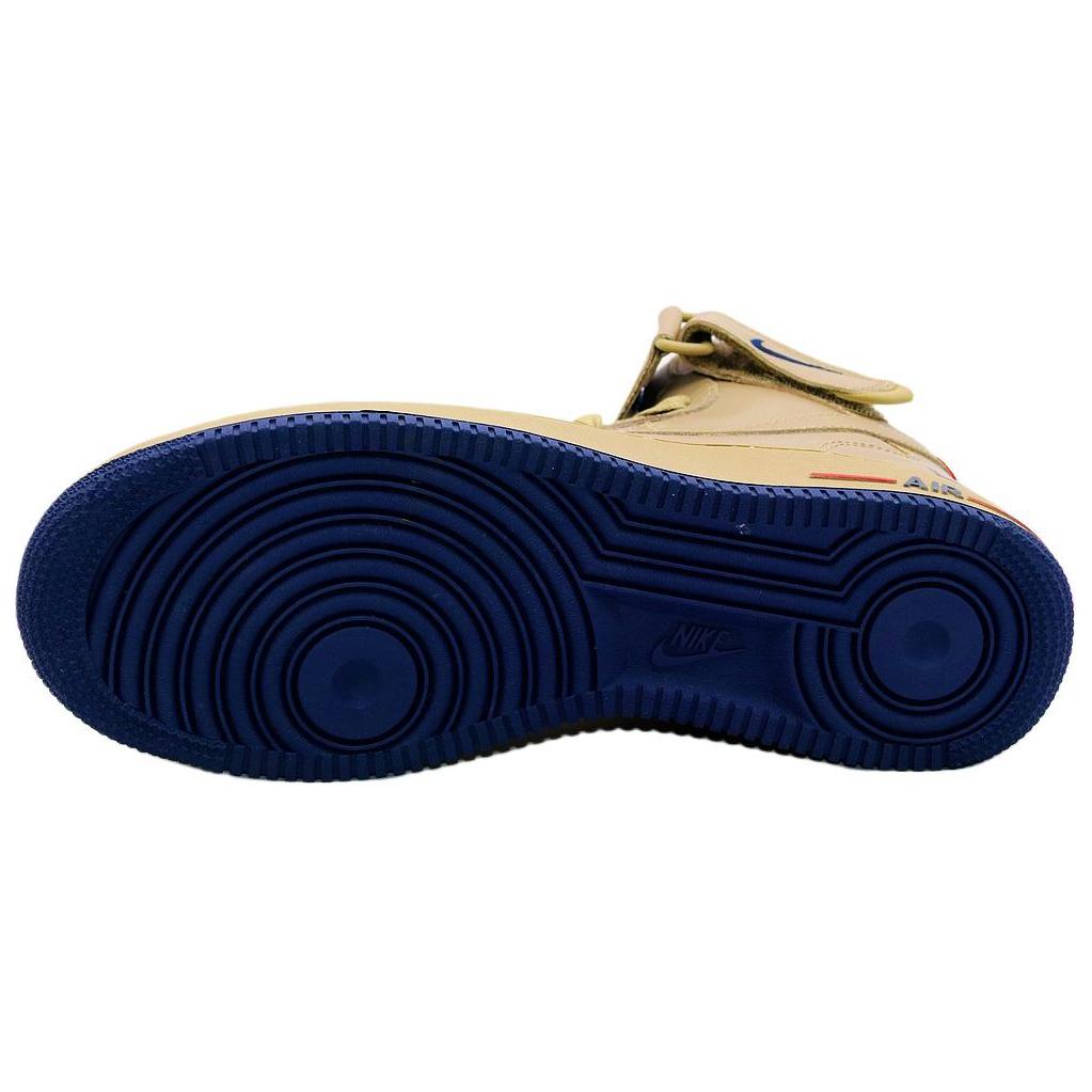 Shop Nike Air Force 1 Mid 萬用休閒 輕鬆舒適 耐磨防滑 中筒 板鞋 男款 棕黃