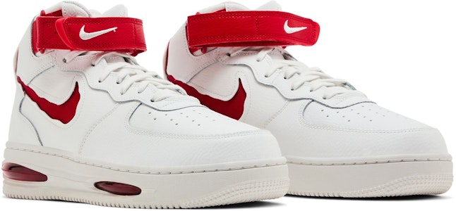 ナイキ エアフォース1 ミッド エヴォ 白/赤 FB1374-102 Cheap ナイキ エアフォース1 ミッド エヴォ 白/赤 FB1374-102