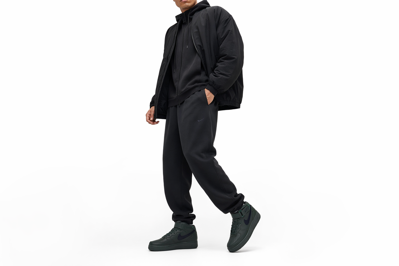 Order Nike Air Force 1 Mid Verde Grove Nero 315123-303