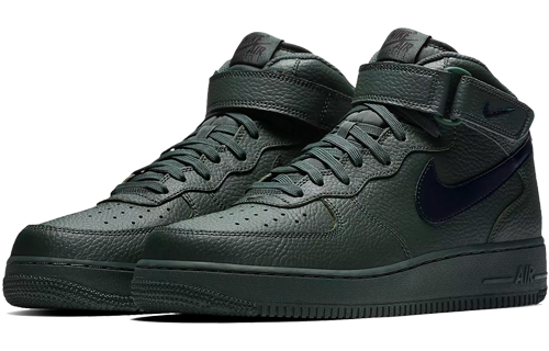 Shop Nike Air Force 1 Mid Verde Grove Nero 315123-303