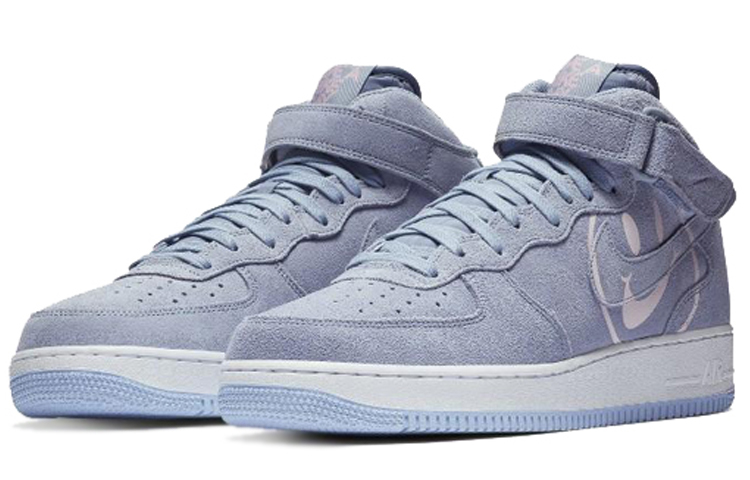 Lookbook ナイキ エアフォース1 ミッド "Have a Nike Day" インディゴフォグ AO2444-400