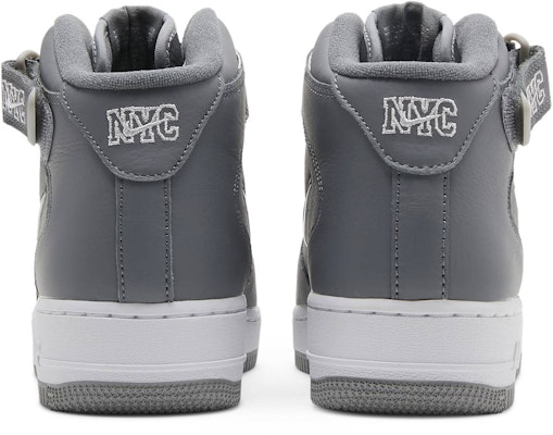 Nike Air Force 1 Mid Jewel QS 'NYC - Cool Grey' DH5622-001 Details for Nike Air Force 1 Mid Jewel QS 'NYC - Cool Grey' DH5622-001