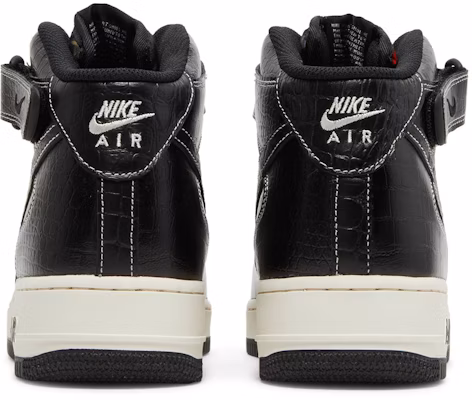Nike Air Force 1 Mid LX 'Black/Black/Pale Ivory' DV1029-010 Details for Nike Air Force 1 Mid LX 'Black/Black/Pale Ivory' DV1029-010