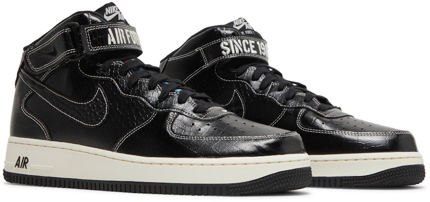 Nike Air Force 1 Mid LX 'Black/Black/Pale Ivory' DV1029-010 Cheap Nike Air Force 1 Mid LX 'Black/Black/Pale Ivory' DV1029-010