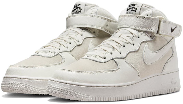 Nike Air Force 1 Mid 'Light Bone Phantom' Lelaki & Wanita FB2036-101 Lookbook Nike Air Force 1 Mid 'Light Bone Phantom' Lelaki & Wanita FB2036-101
