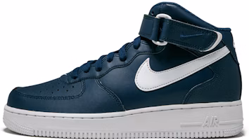 Nike Air Force 1 Mid Midnight Navy White 315123-407 Nike Air Force 1 Mid Midnight Navy White 315123-407