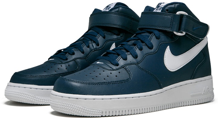 Nike Air Force 1 Mid Azul Medianoche Blanco 315123-407 Order Nike Air Force 1 Mid Azul Medianoche Blanco 315123-407