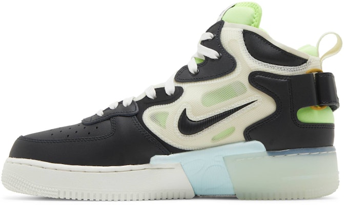 耐克空军1中帮React '黑色霓虹' DQ1872-100 Lookbook 耐克空军1中帮React '黑色霓虹' DQ1872-100