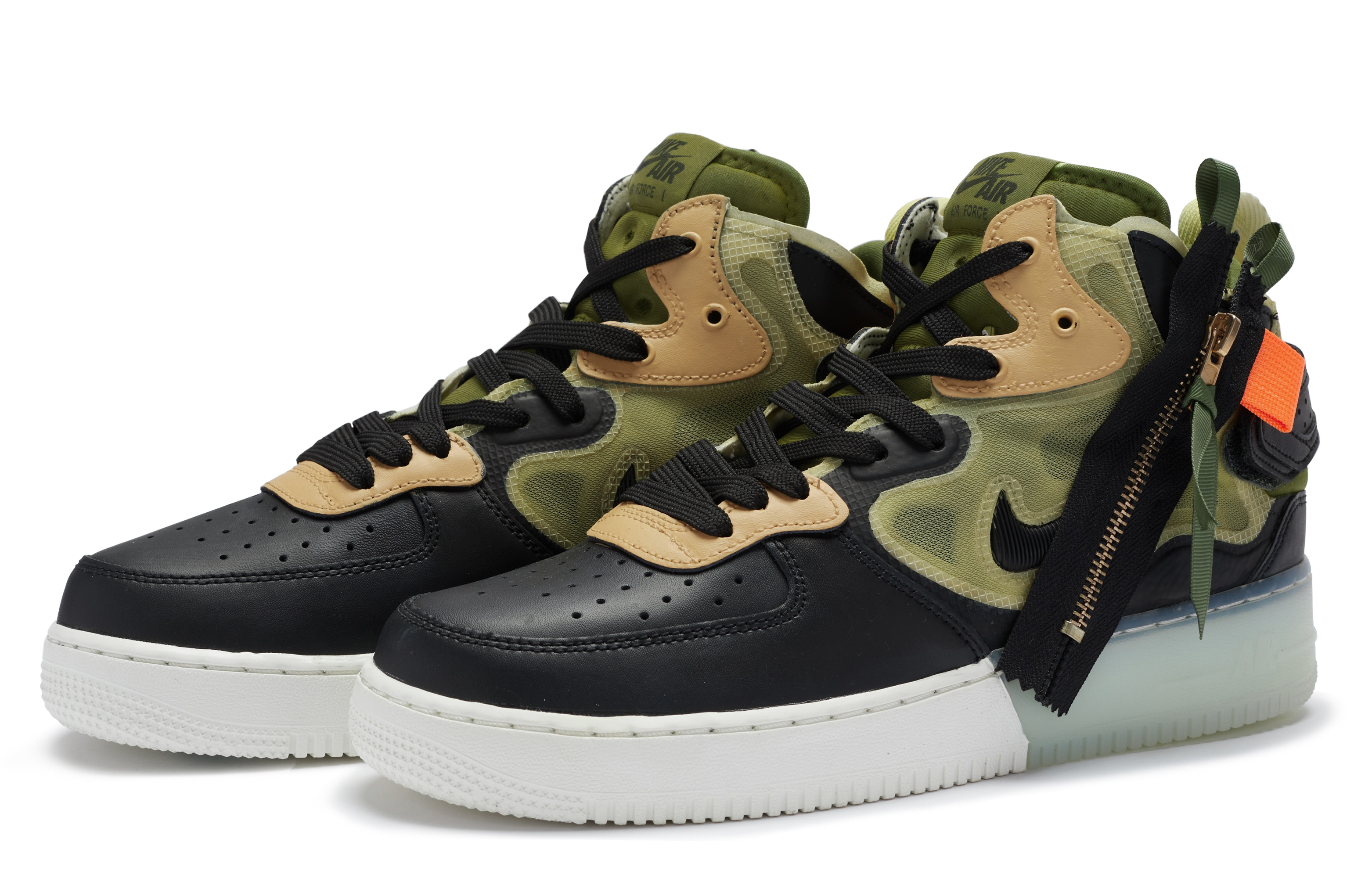 Nike Air Force 1 Mid React 'Mountain Camo' 圖 3