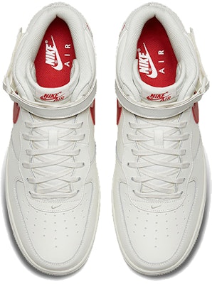 耐吉空軍一號中筒帆白大學紅 315123-126 Shop 耐吉空軍一號中筒帆白大學紅 315123-126