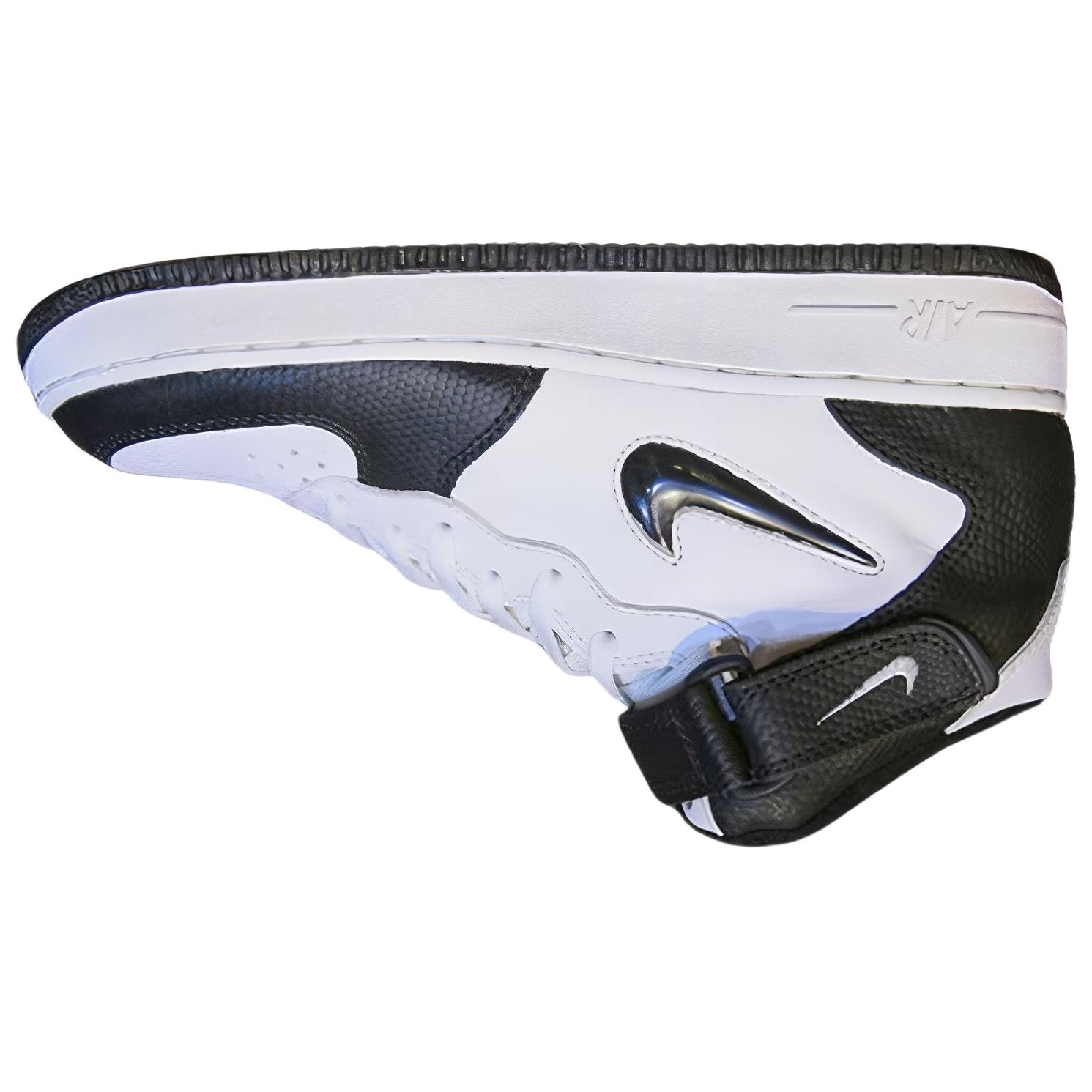 Nike Air Force 1 Mid Sc/Liz 'Black White' 圖 3