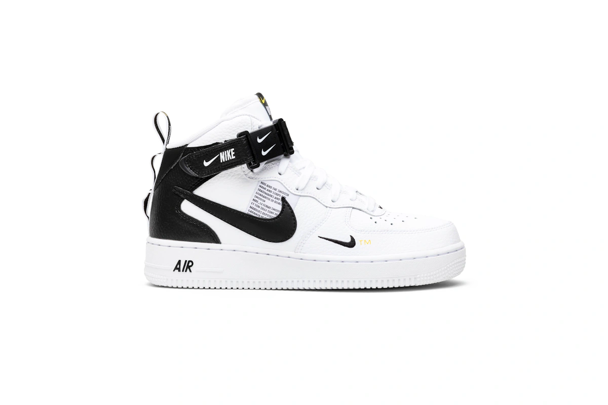 Nike Air Force 1 Mid Utility White Black 804609-103