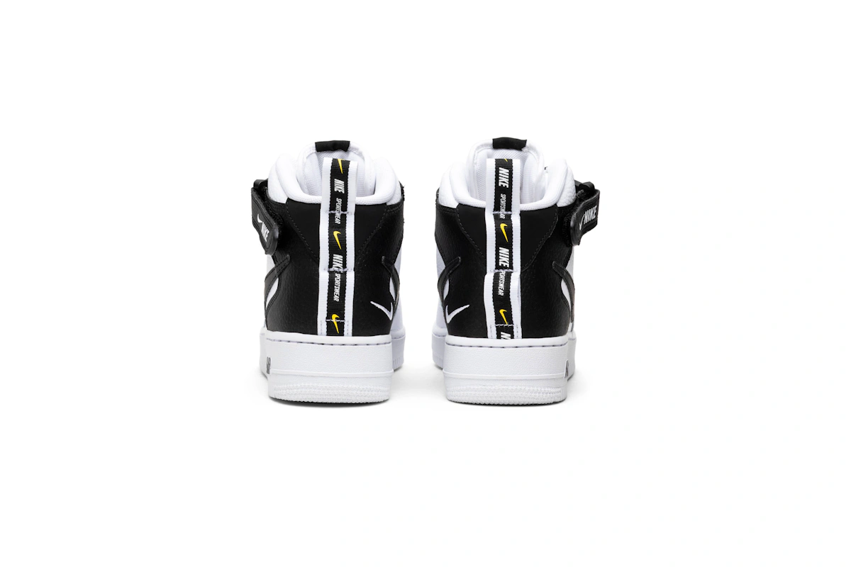 Nike Air Force 1 Mid Utility White Black 804609-103