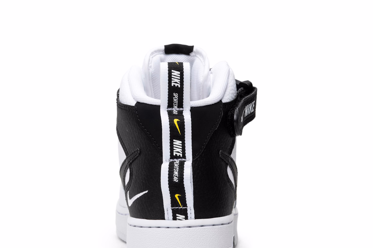 Nike Air Force 1 Mid Utility White Black 804609-103