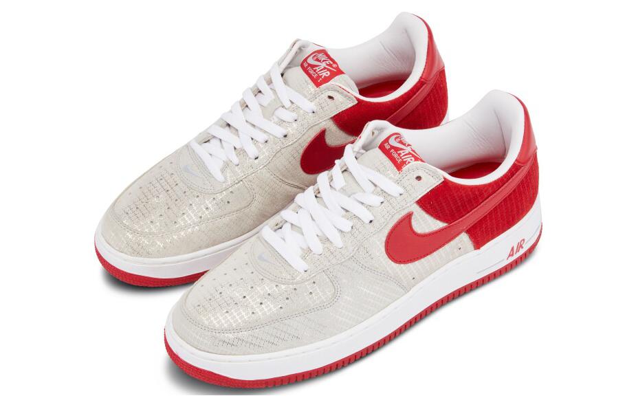 Lookbook 耐吉 Air Force 1 Low 聖誕版 防滑 低筒 運動鞋 男款 灰紅