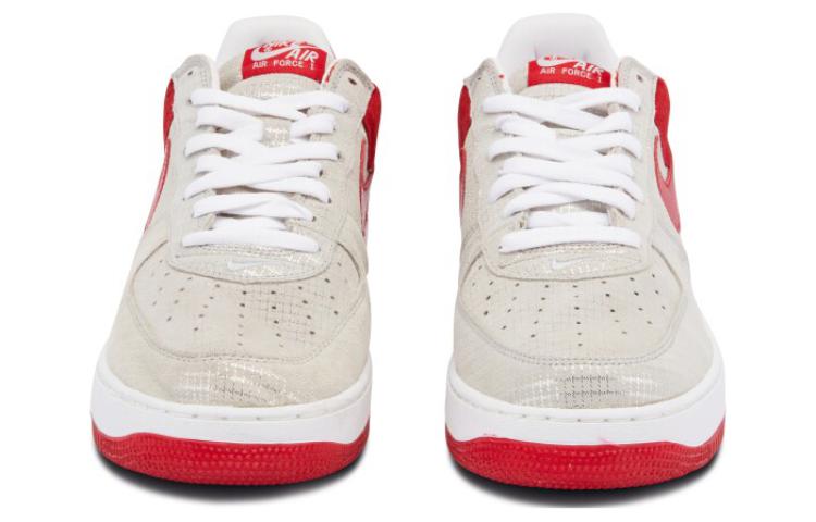 Shop 耐吉 Air Force 1 Low 聖誕版 防滑 低筒 運動鞋 男款 灰紅