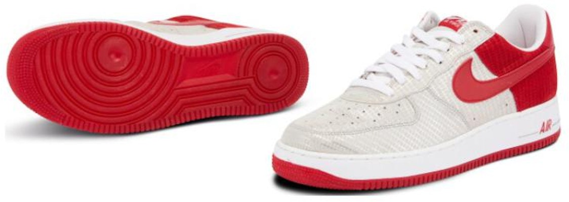 耐吉 Air Force 1 Low 聖誕版 防滑 低筒 運動鞋 男款 灰紅 Details for 耐吉 Air Force 1 Low 聖誕版 防滑 低筒 運動鞋 男款 灰紅