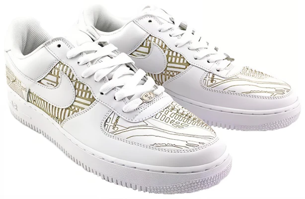 Nike Air Force 1 低筒 Harlem Laser 白 Lookbook Nike Air Force 1 低筒 Harlem Laser 白