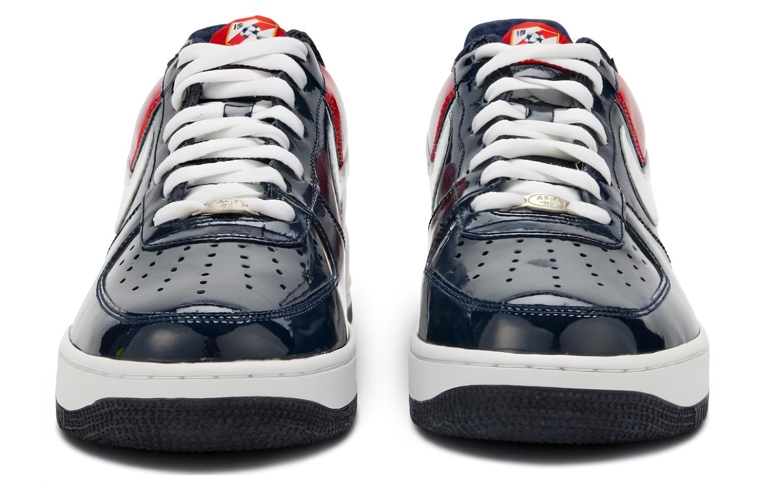 Lookbook 耐吉空军一号低帮世界杯美国限量版篮球鞋 男款 黑白红