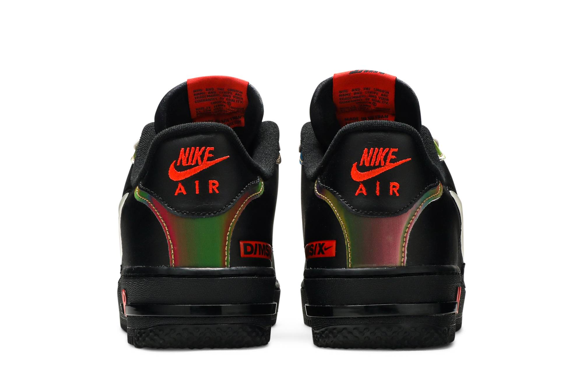 Details for 耐克空军一号React“黑色炫彩” CN9838-001