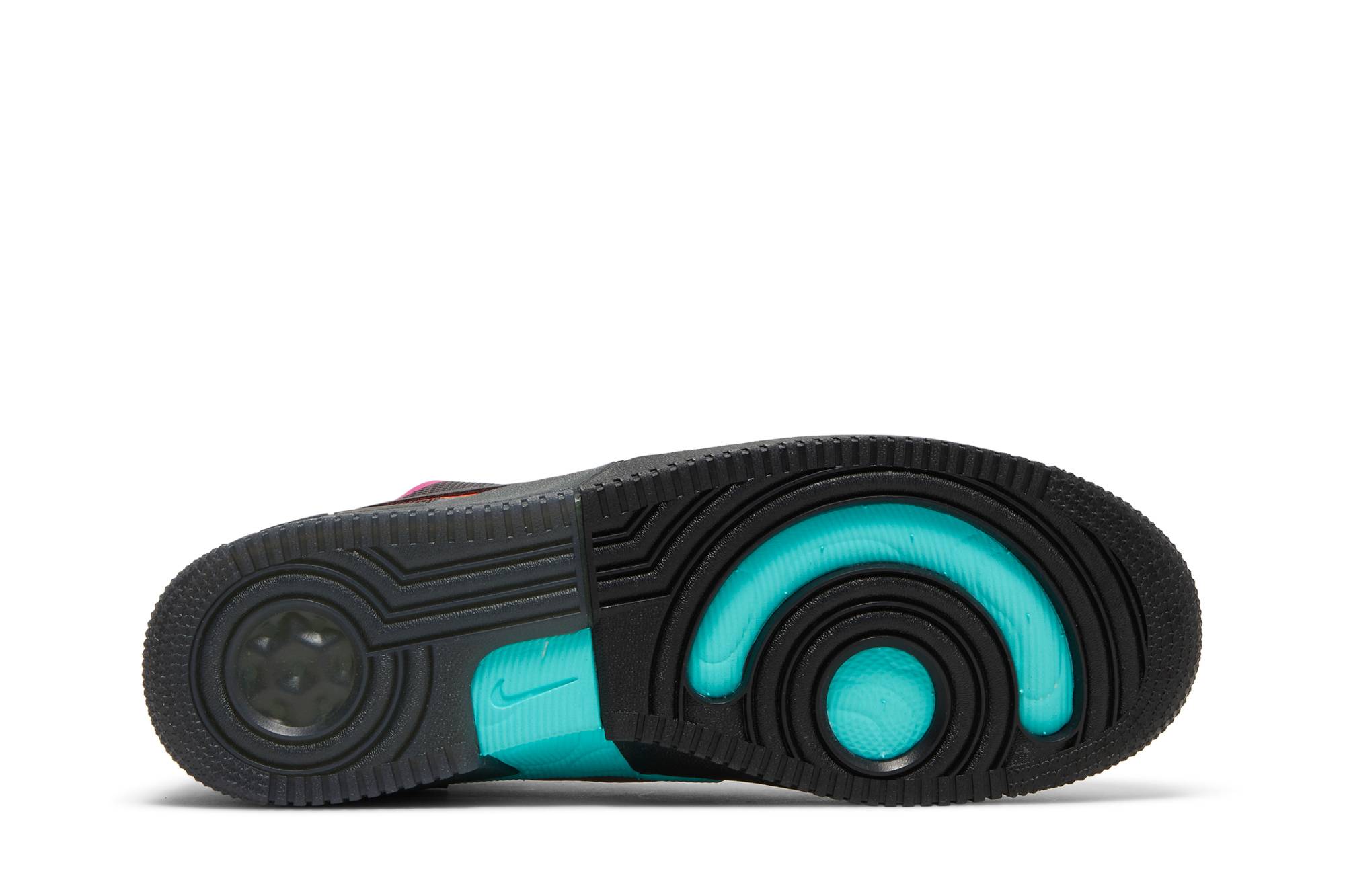 Shop Nike Air Force 1 React '黑色霓虹' DH7615-001