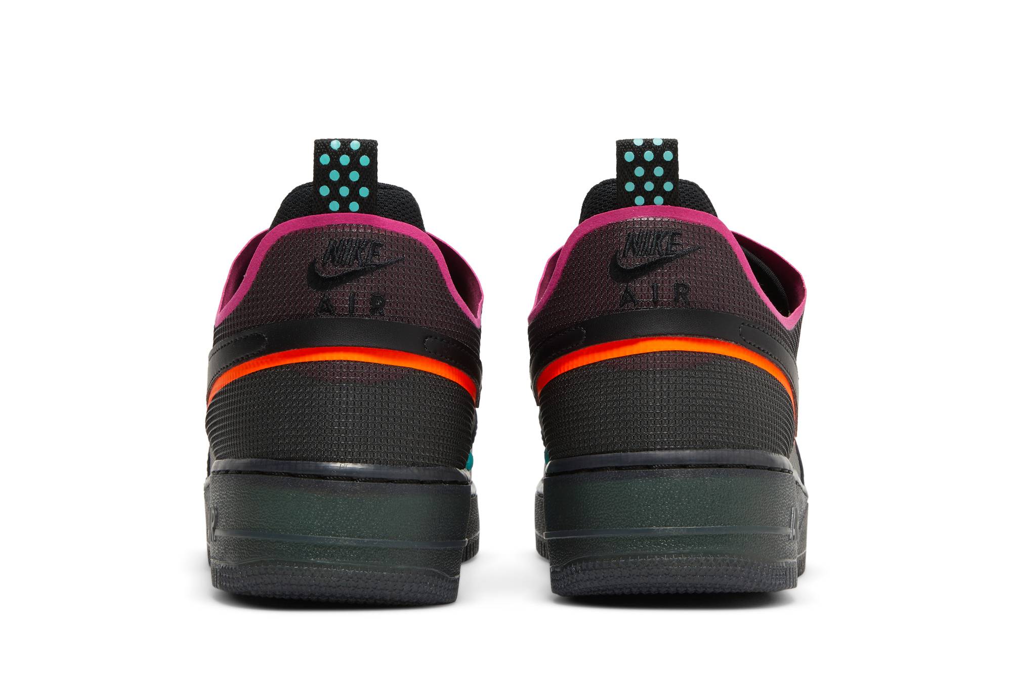 Details for Nike Air Force 1 React '黑色霓虹' DH7615-001