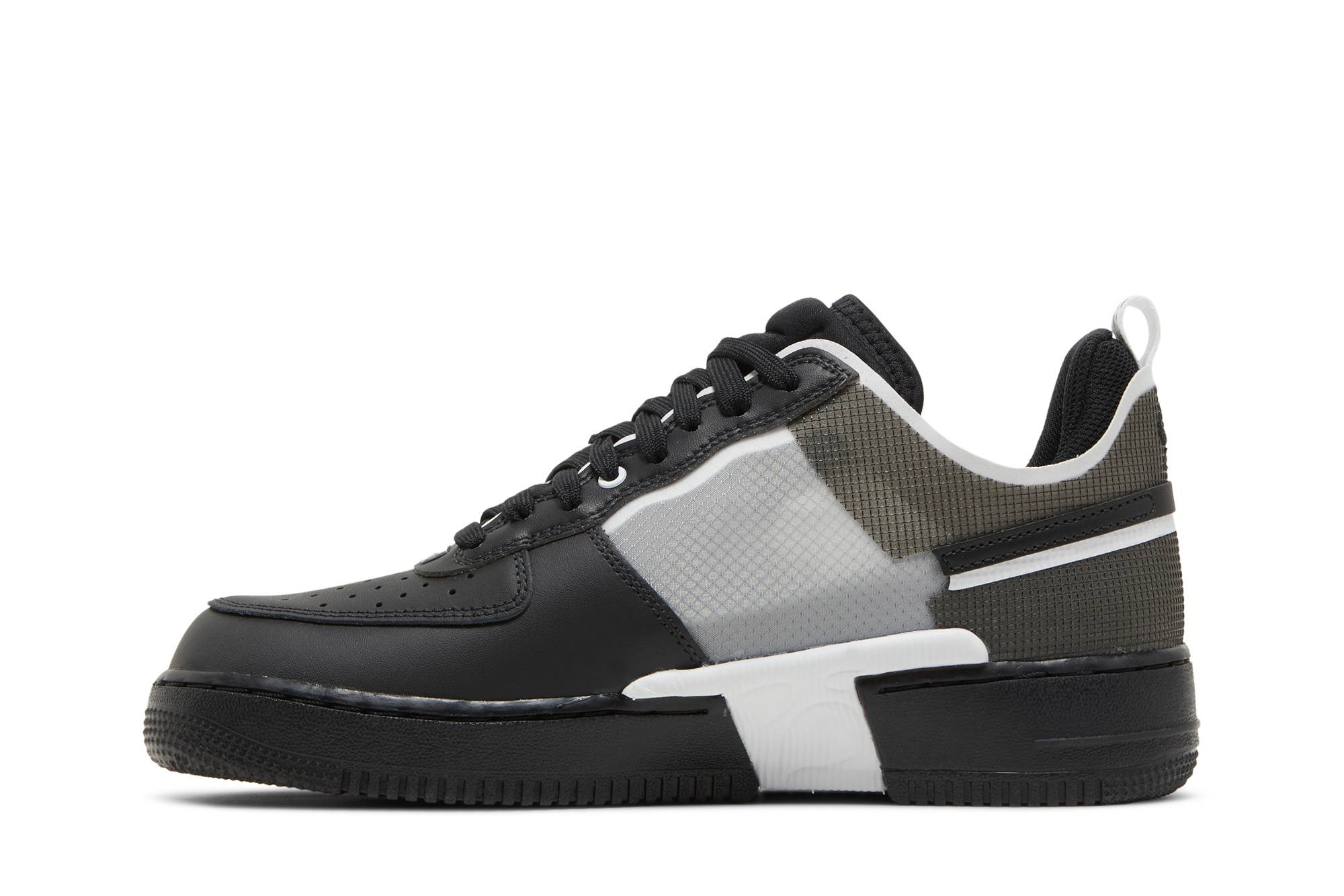 Lookbook Nike Air Force 1 React 'Negro Blanco' DM0573-002