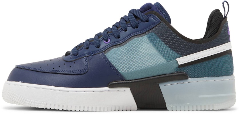 Nike Air Force 1 React 'Midnight Navy Teal' DM0573-400 Lookbook Nike Air Force 1 React 'Midnight Navy Teal' DM0573-400