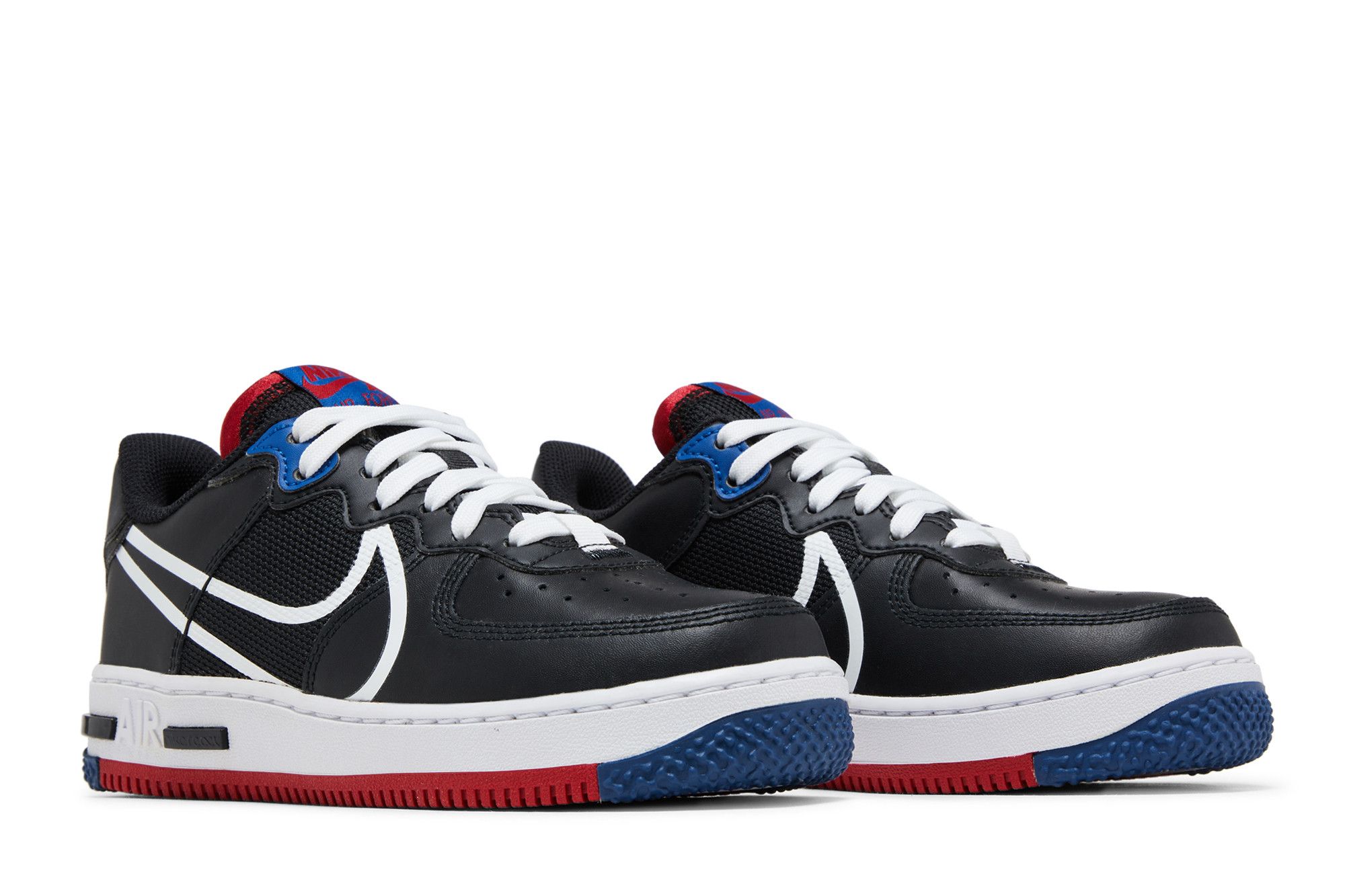 Cheap Nike Air Force 1 低筒 板鞋 男女款 黑紅藍