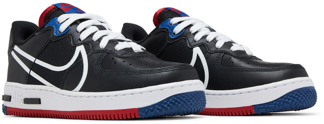 Nike Air Force 1 低筒 板鞋 男女款 黑紅藍 Cheap Nike Air Force 1 低筒 板鞋 男女款 黑紅藍