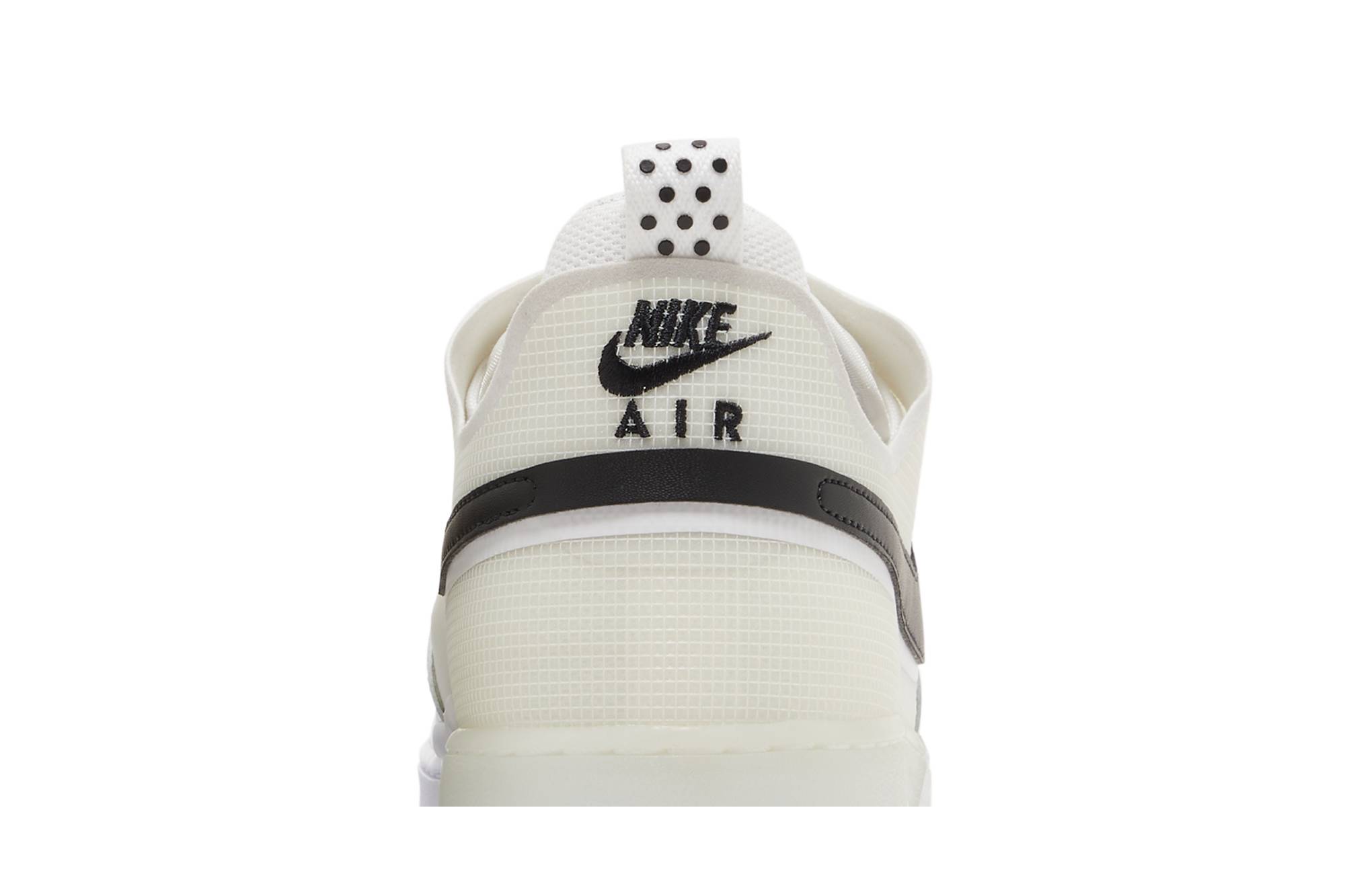 Sizing Nike Air Force 1 React 'Blanco/Negro' DV0808-101