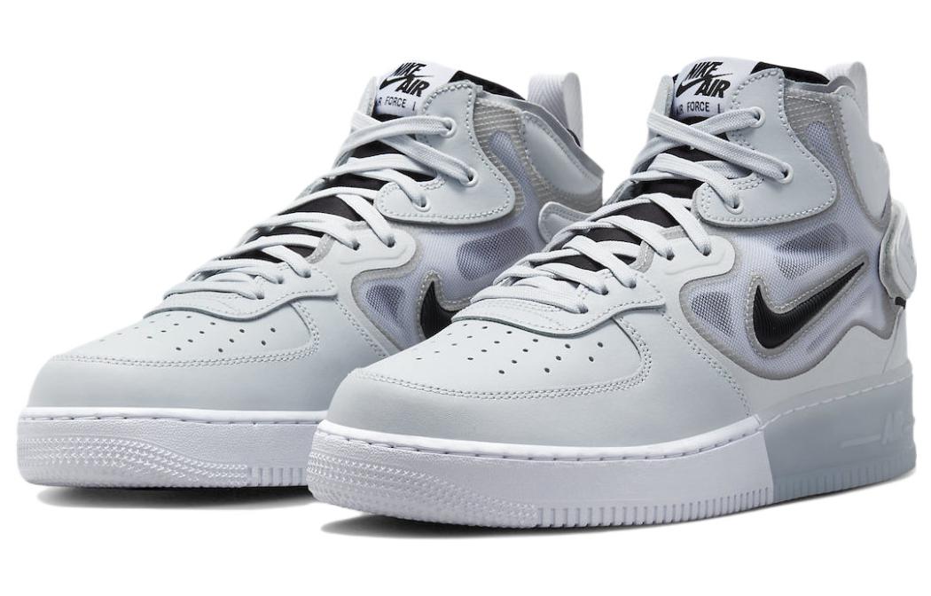 Lookbook Nike Air Force 1 React Mid 'Platinum Tulen Kelabu Serigala' DV0784-001