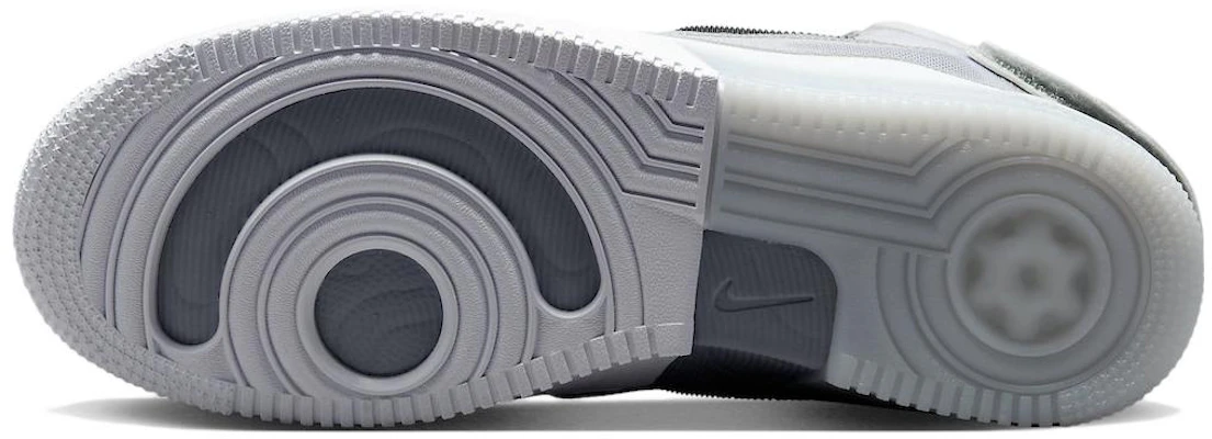 Nike Air Force 1 React Mid 'Platinum Tulen Kelabu Serigala' DV0784-001 Details for Nike Air Force 1 React Mid 'Platinum Tulen Kelabu Serigala' DV0784-001