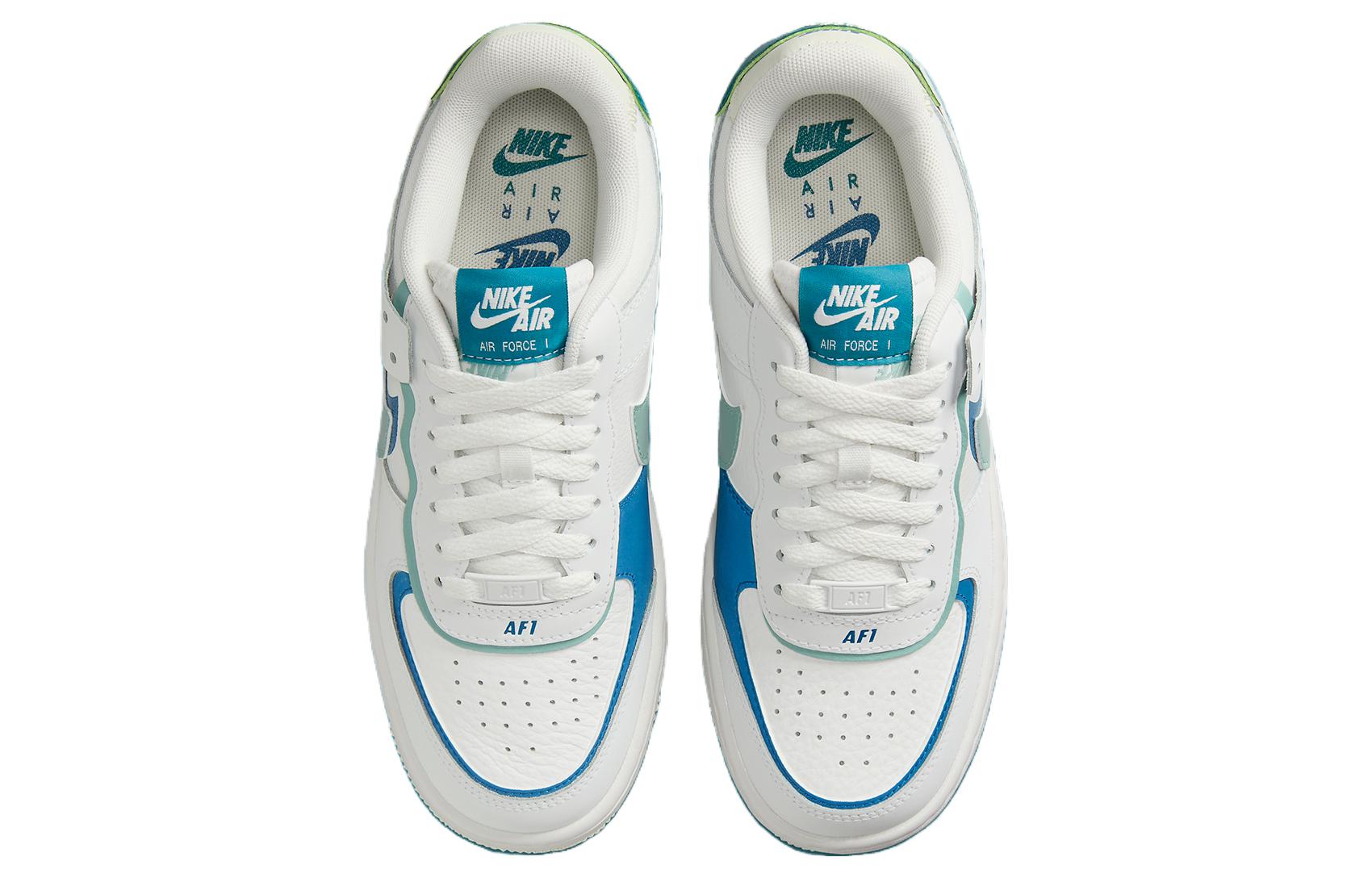 Shop 耐克 空军1号 Shadow '白色工业蓝青色' DZ1847-101