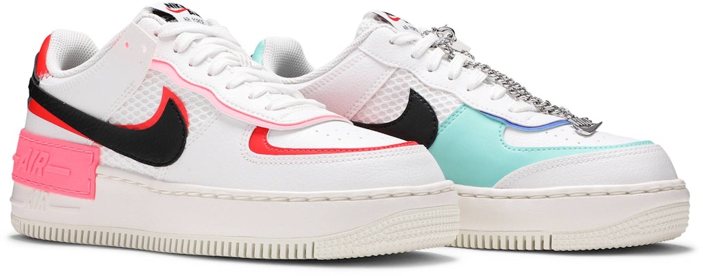 Women Nike Air Force 1 Shadow White Multi Color DH1965 100