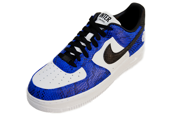 Lookbook 나이키 에어포스 1 스네이크 스킨 블루 '화이트' DO1743-991