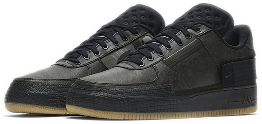 나이키 에어 포스 1 타입 '블랙 검' (Nike Air Force 1 Type 'Black Gum') CJ1281-001 Lookbook 나이키 에어 포스 1 타입 '블랙 검' (Nike Air Force 1 Type 'Black Gum') CJ1281-001