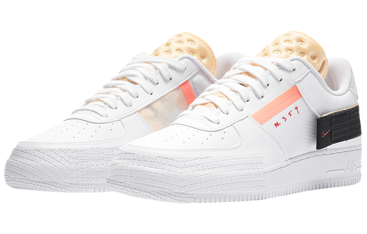 Lookbook Nike Air Force 1 Low Type 瓜色霜降 低幫 休閒鞋 男款 白粉