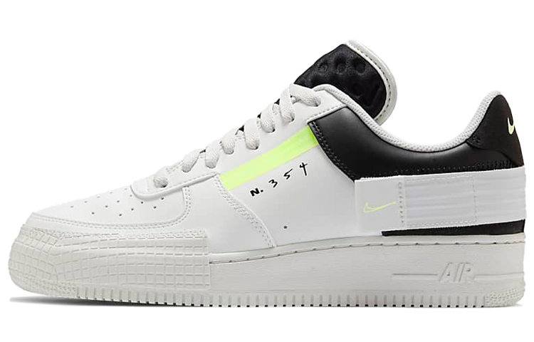 Buy Nike Air Force 1 低筒 Type 板鞋 男女同款 白黑黄