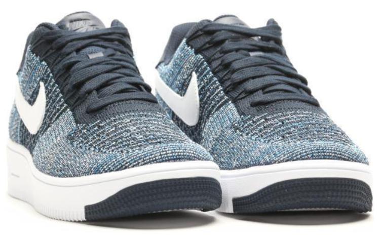 Lookbook 耐克空军一号超轻针织低帮鞋‘黑曜石’ 817419-400