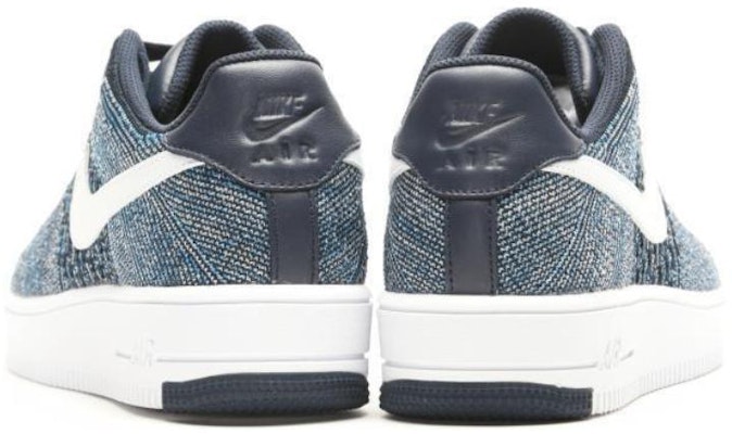 Nike Air Force 1 Ultra Flyknit Low 'Obsidian' Sneakers 817419-400 Shop Nike Air Force 1 Ultra Flyknit Low 'Obsidian' Sneakers 817419-400