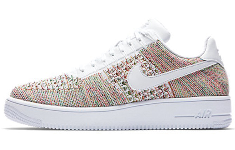 Buy 耐克空军一号超轻飞织低帮多彩配色 817419-701